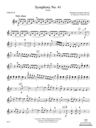 Symphony No. 41: 2nd Violin