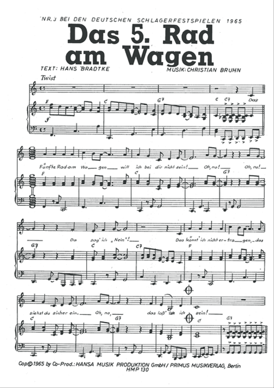 Das funfte Rad am Wagen Voice scores gallery preview page 3
