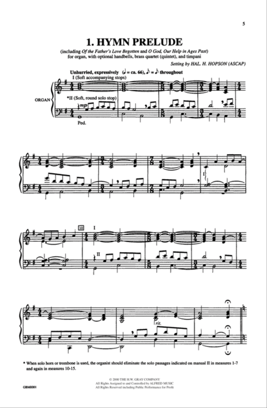 A Festival of Hymns -- The Writers Tell Their Stories 4-Part scores gallery preview page 3