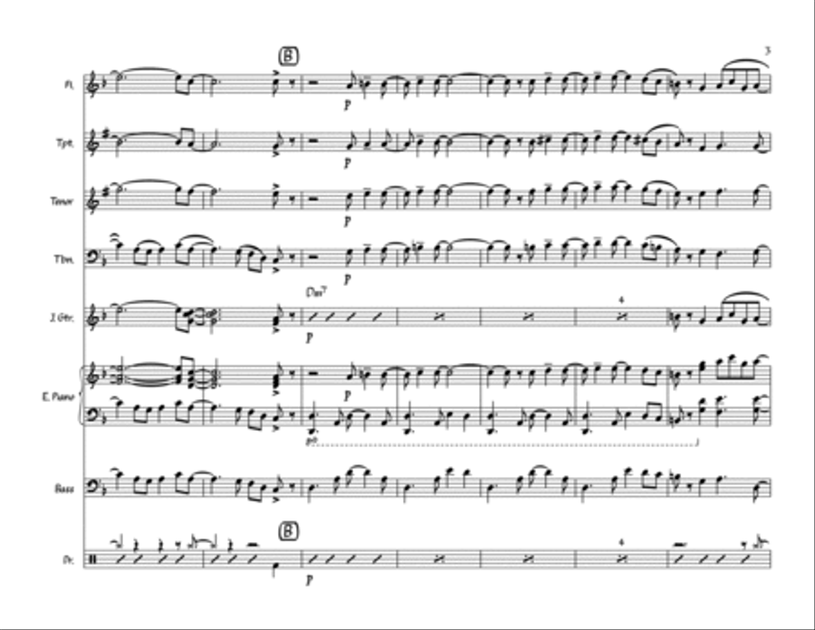 Little Sunflower Little Sunflower Large Ensemble scores gallery preview page 3