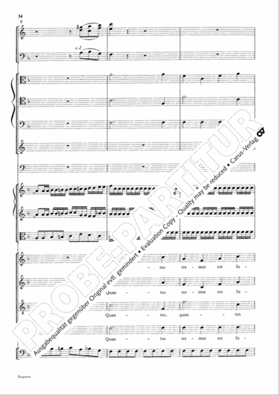 Requiem Requiem 4-Part scores gallery preview page 43