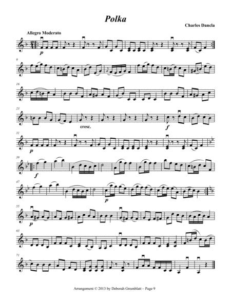 Polka Trios for Strings - Violin C