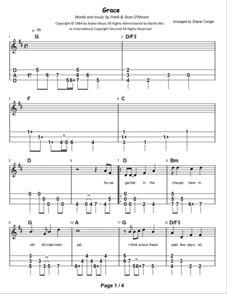 Grace Dulcimer scores gallery preview page 2