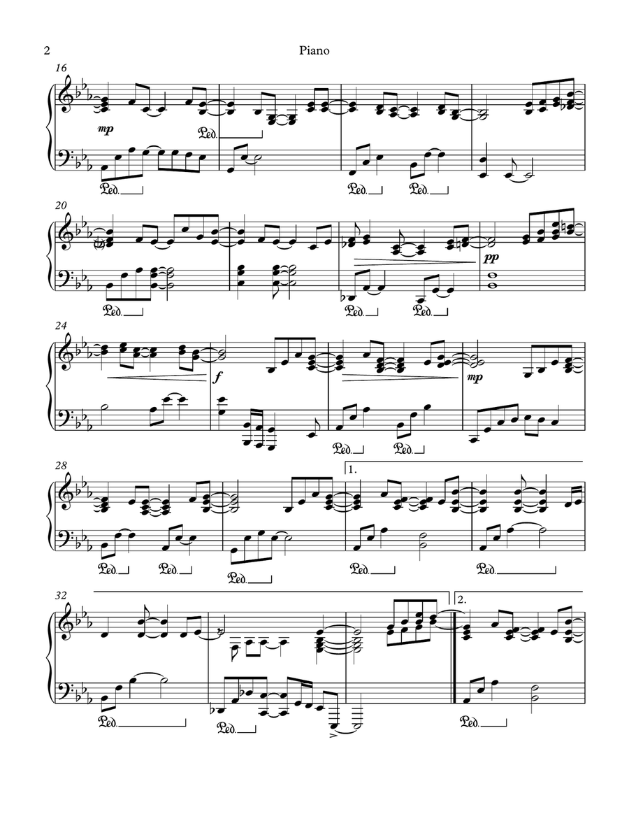 Save The Best For Last Piano Solo scores gallery preview page 3