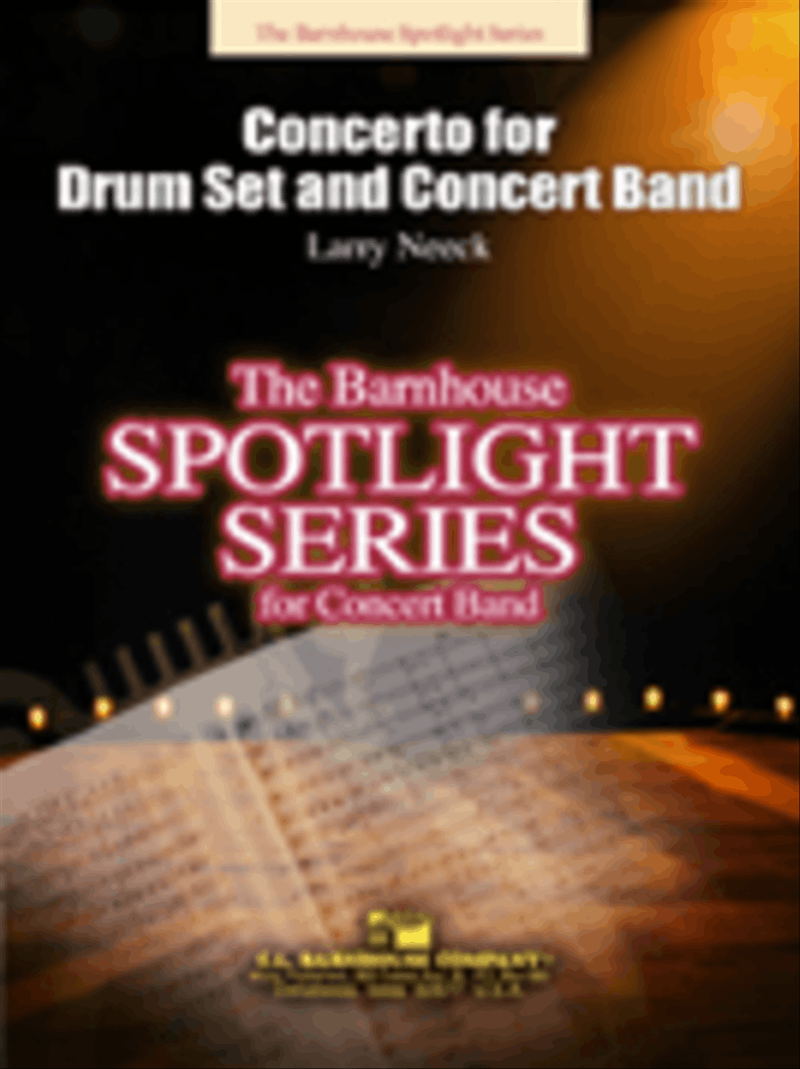 Concerto for Drum Set and Concert Band Concert Band scores gallery preview page 1