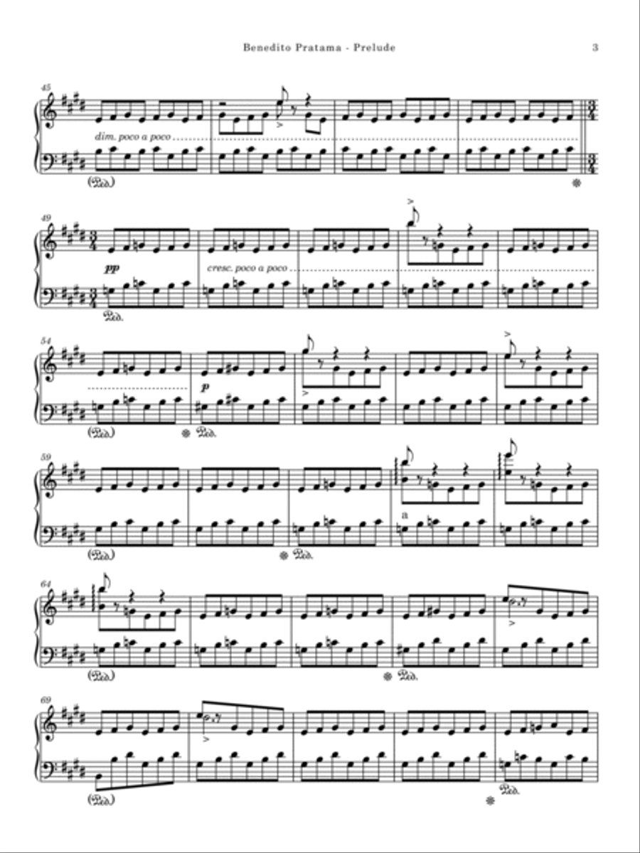 Prelude Prelude Piano Solo scores gallery preview page 3