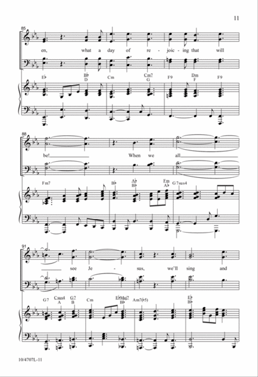 Let Not Your Heart Be Troubled 4-Part scores gallery preview page 11