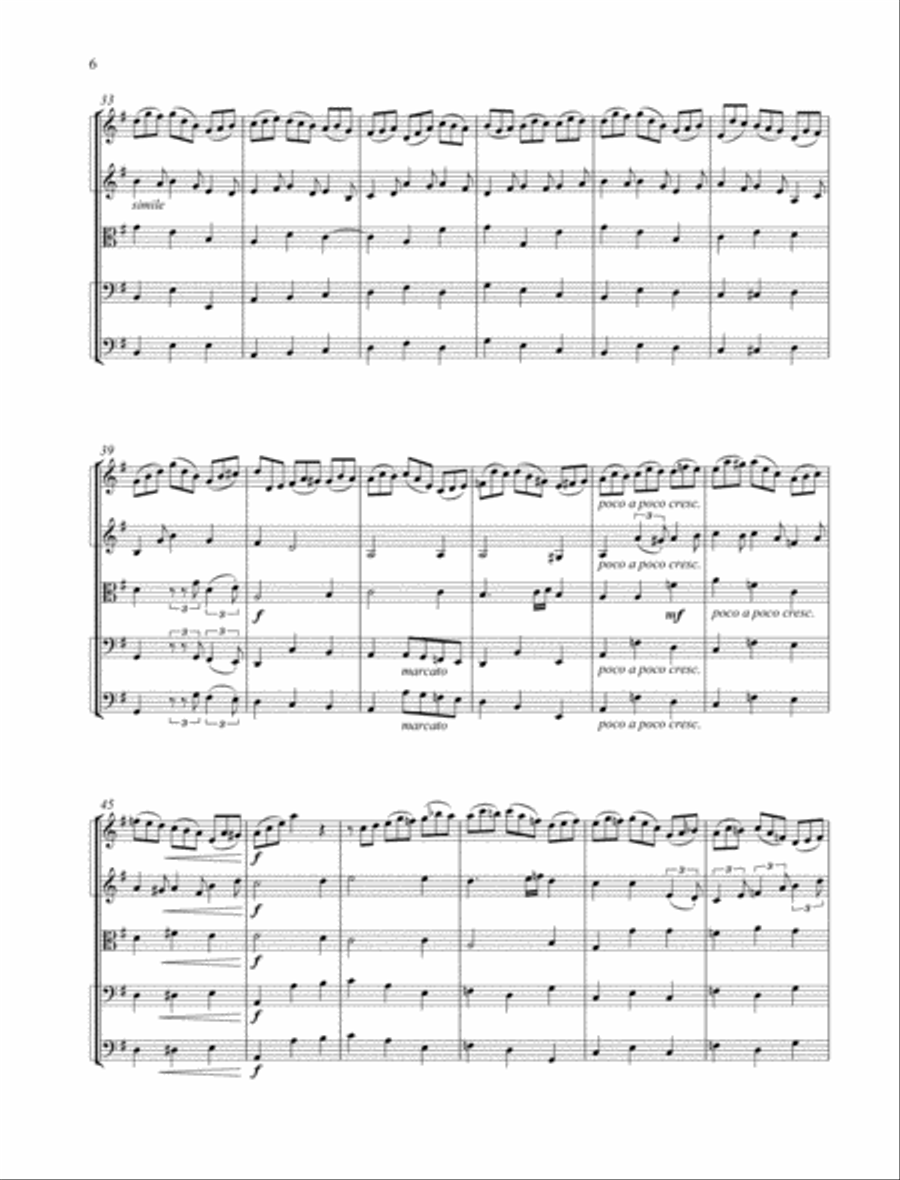 Jesu, Joy of Man's Desiring String Quartet scores gallery preview page 3
