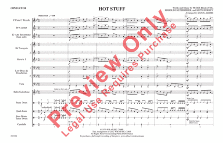 Hot Stuff Marching Band scores gallery preview page 9