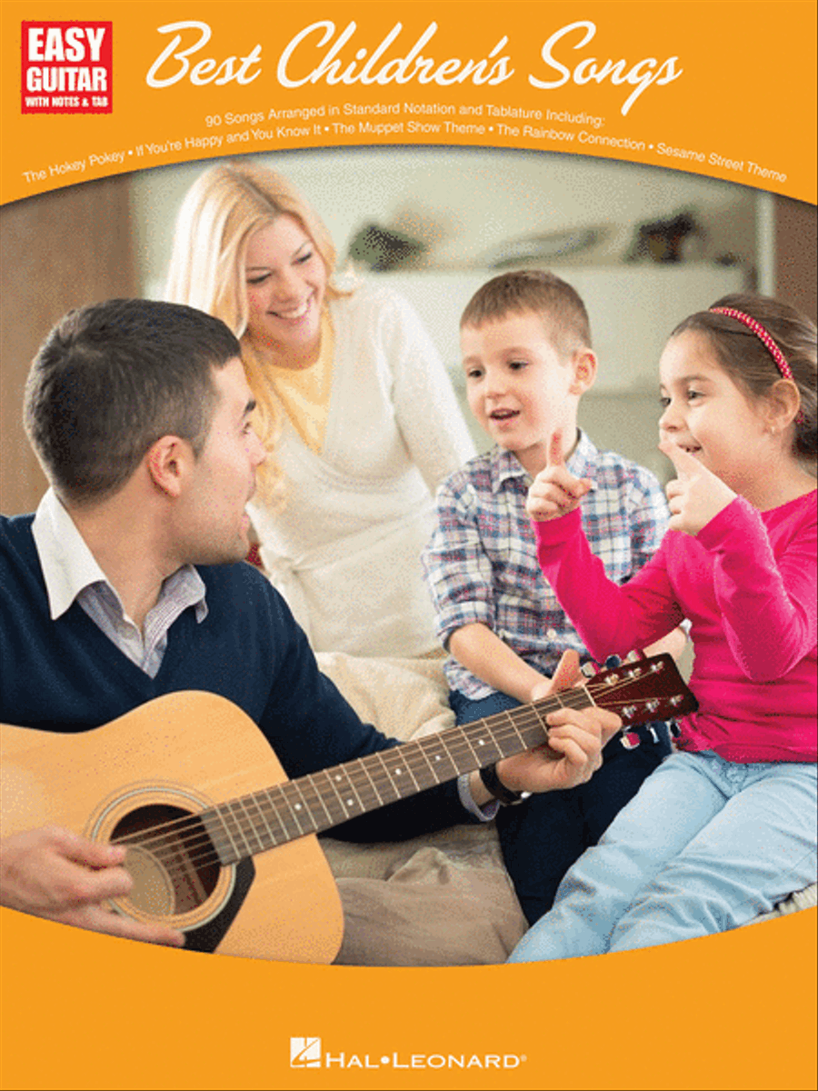 Best Children's Songs Guitar Tablature scores gallery preview page 1