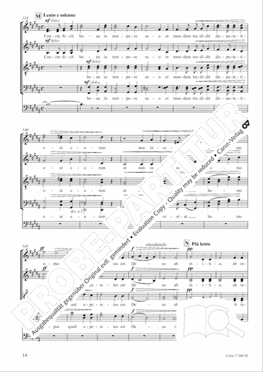 Omnia tempus habent Divisi scores gallery preview page 14