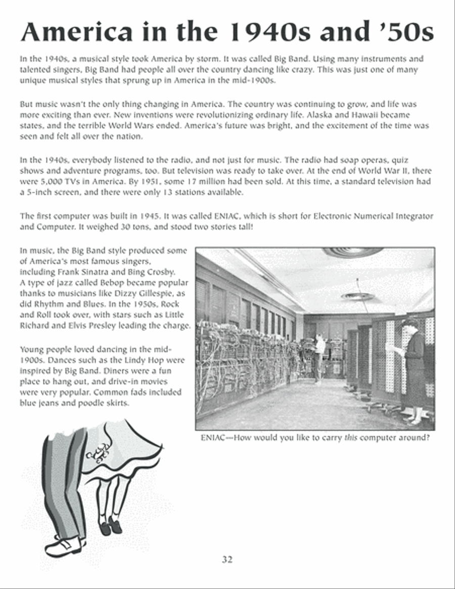 Sing and Dance Around the World, Book 2 Unison Choir scores gallery preview page 33