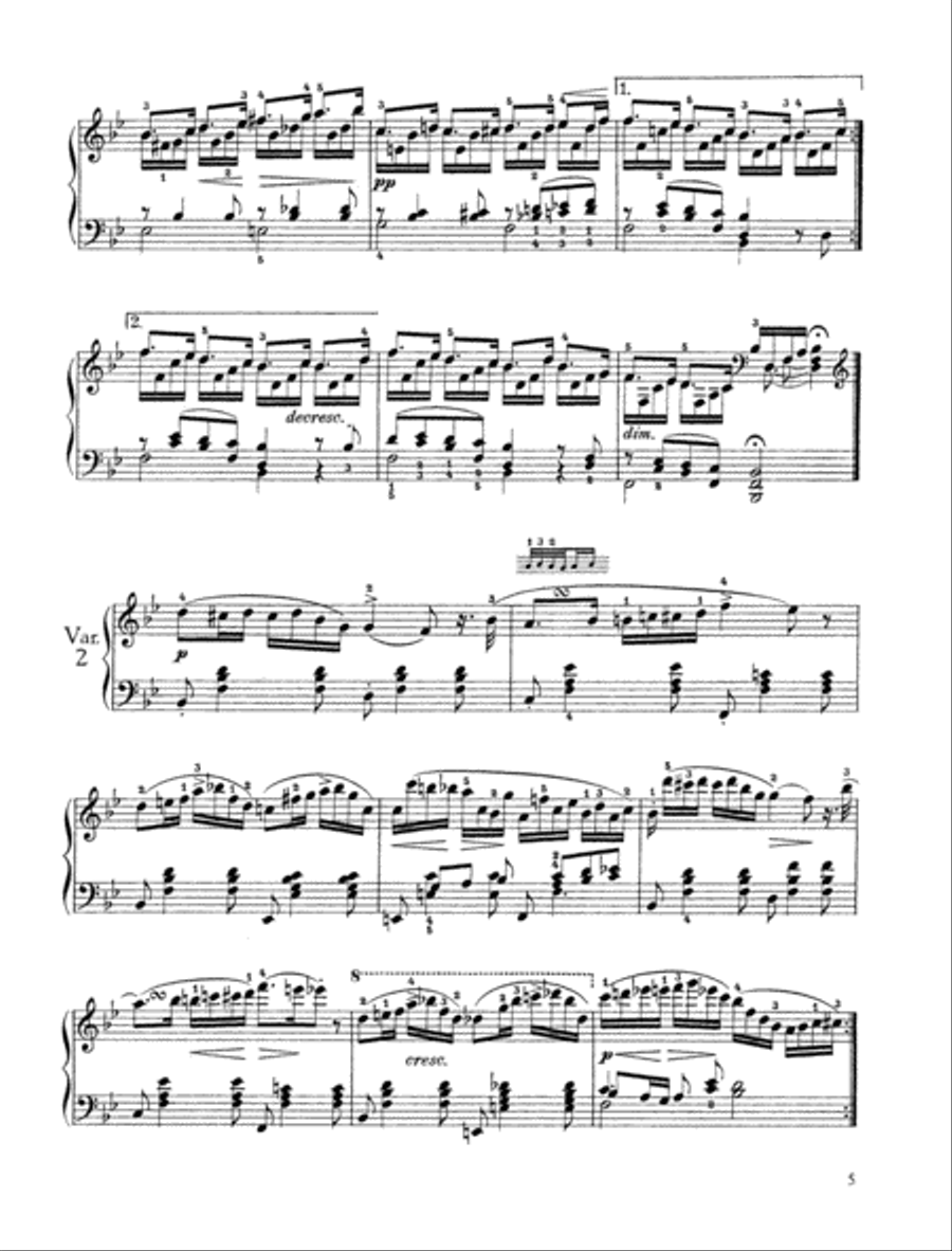 Impromptu, Op. posth. 142 D 935 No. 3 Piano Solo scores gallery preview page 3