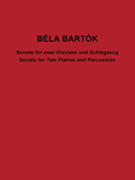 Sonata For Two Pianos And Percussion - Facsimile With Cd