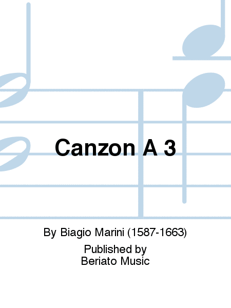 Canzon A 3