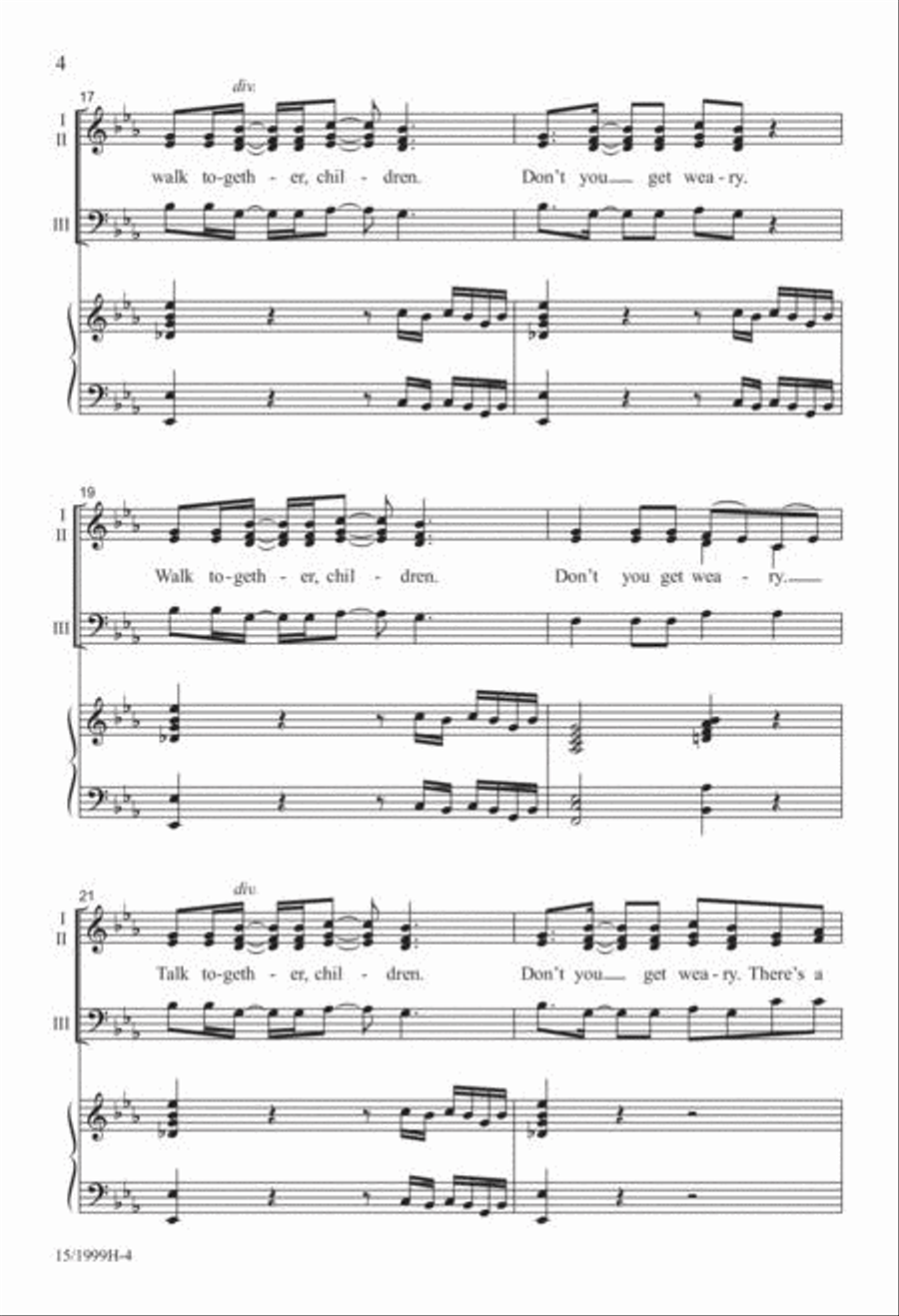 I Hear America Singing I Hear America Singing 3-Part scores gallery preview page 4