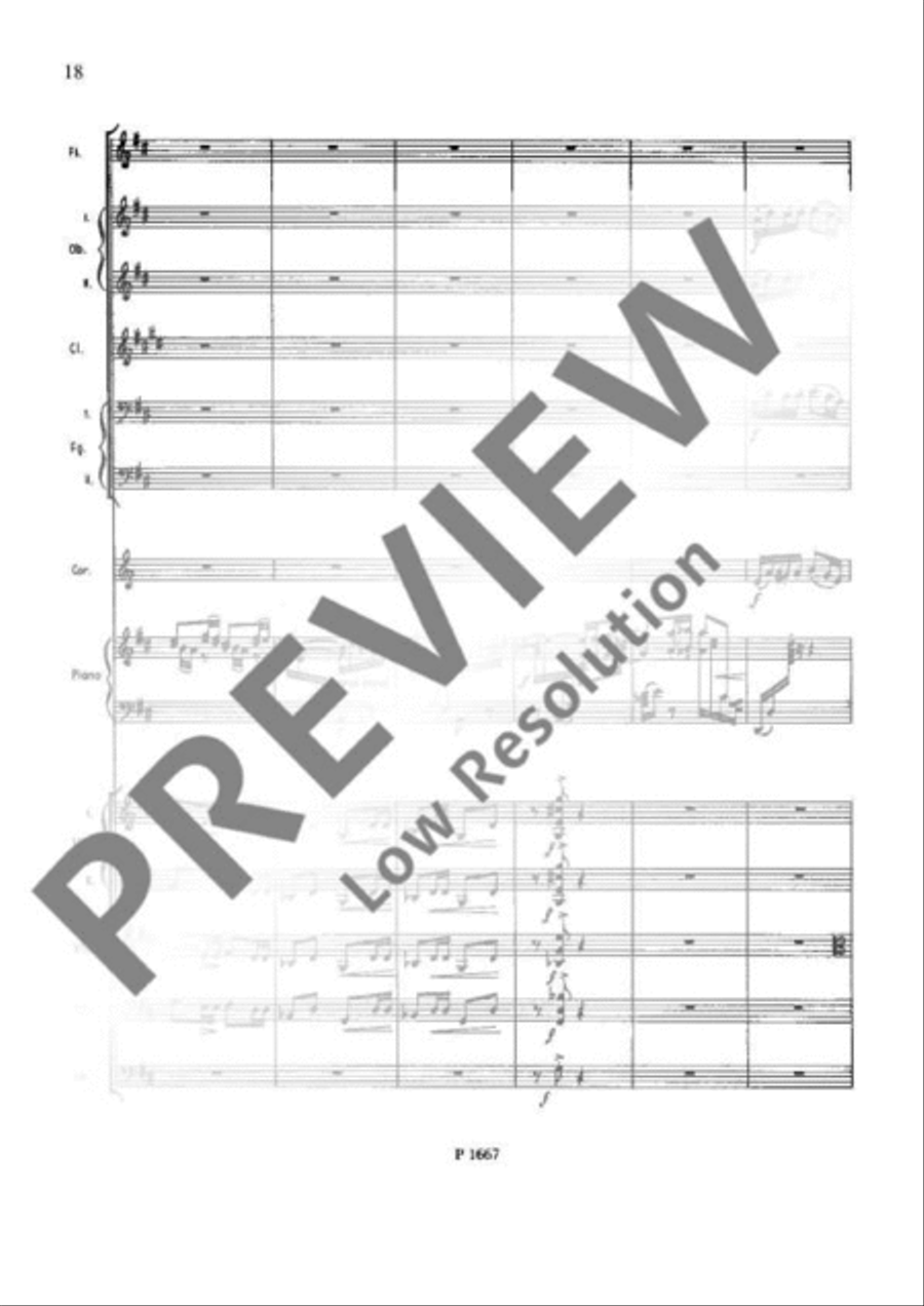 Concertino (Divertimento) Orchestra scores gallery preview page 19
