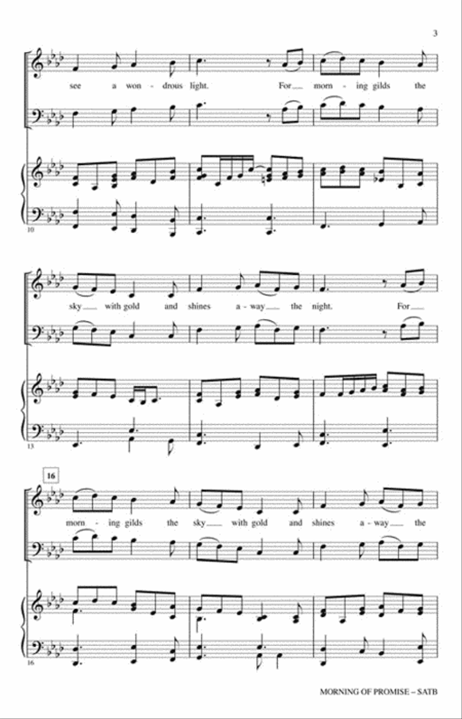 Morning of Promise Morning of Promise 4-Part scores gallery preview page 3