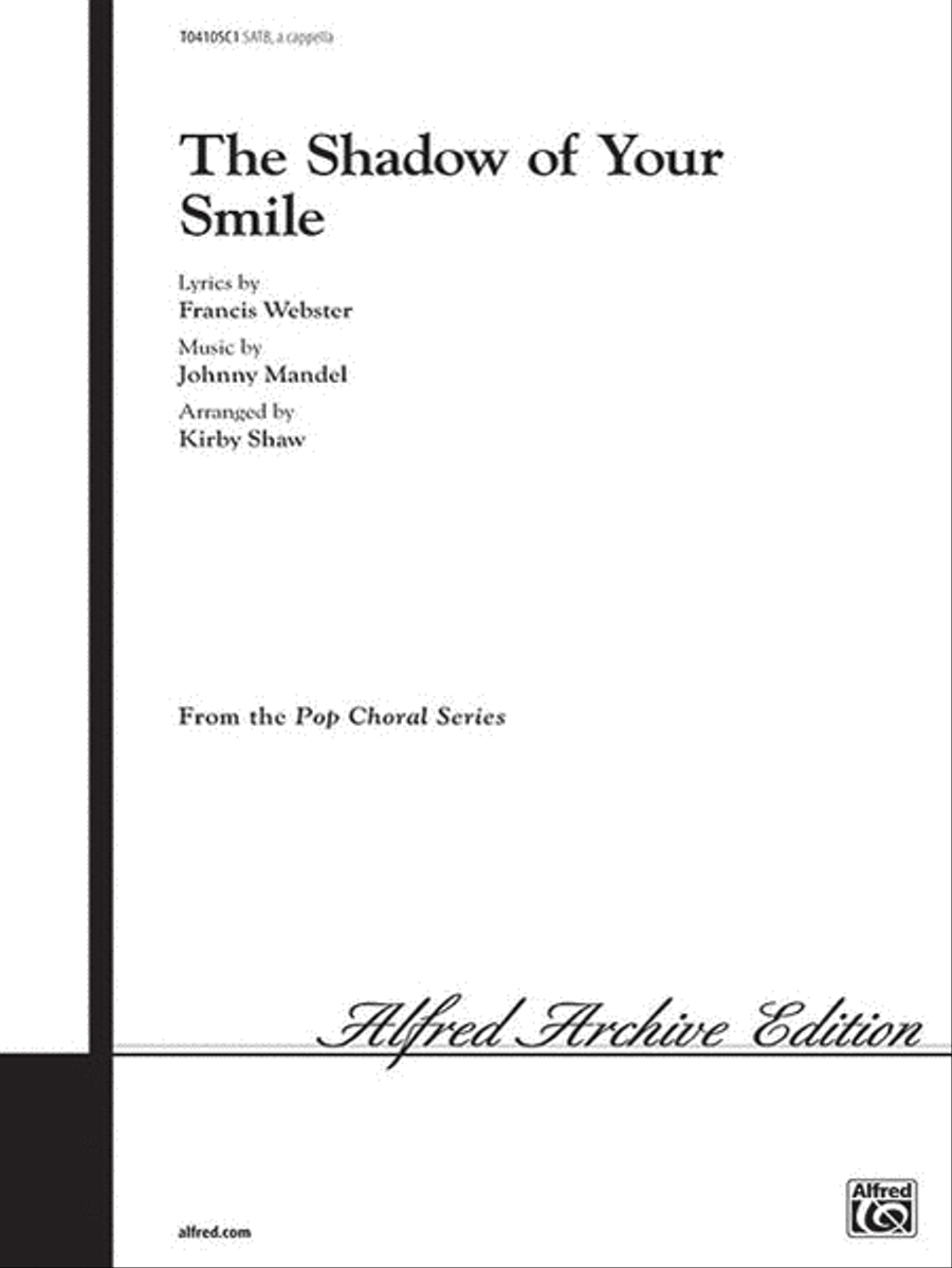 The Shadow of Your Smile 4-Part scores gallery preview page 1