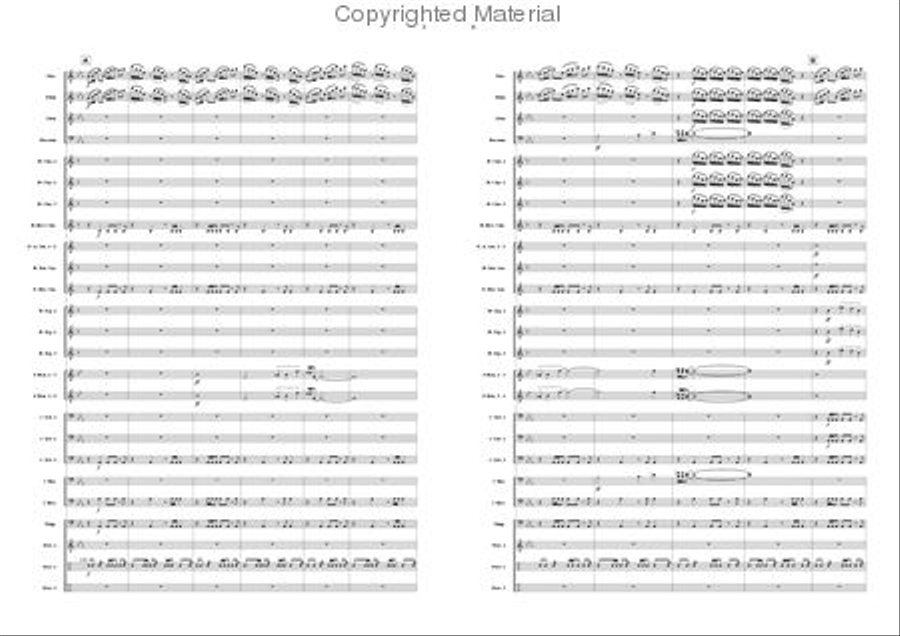 Fanfare for the Sun Concert Band scores gallery preview page 3