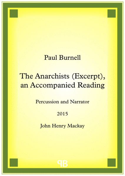 The Anarchists (Excerpt), an Accompanied Reading image number null