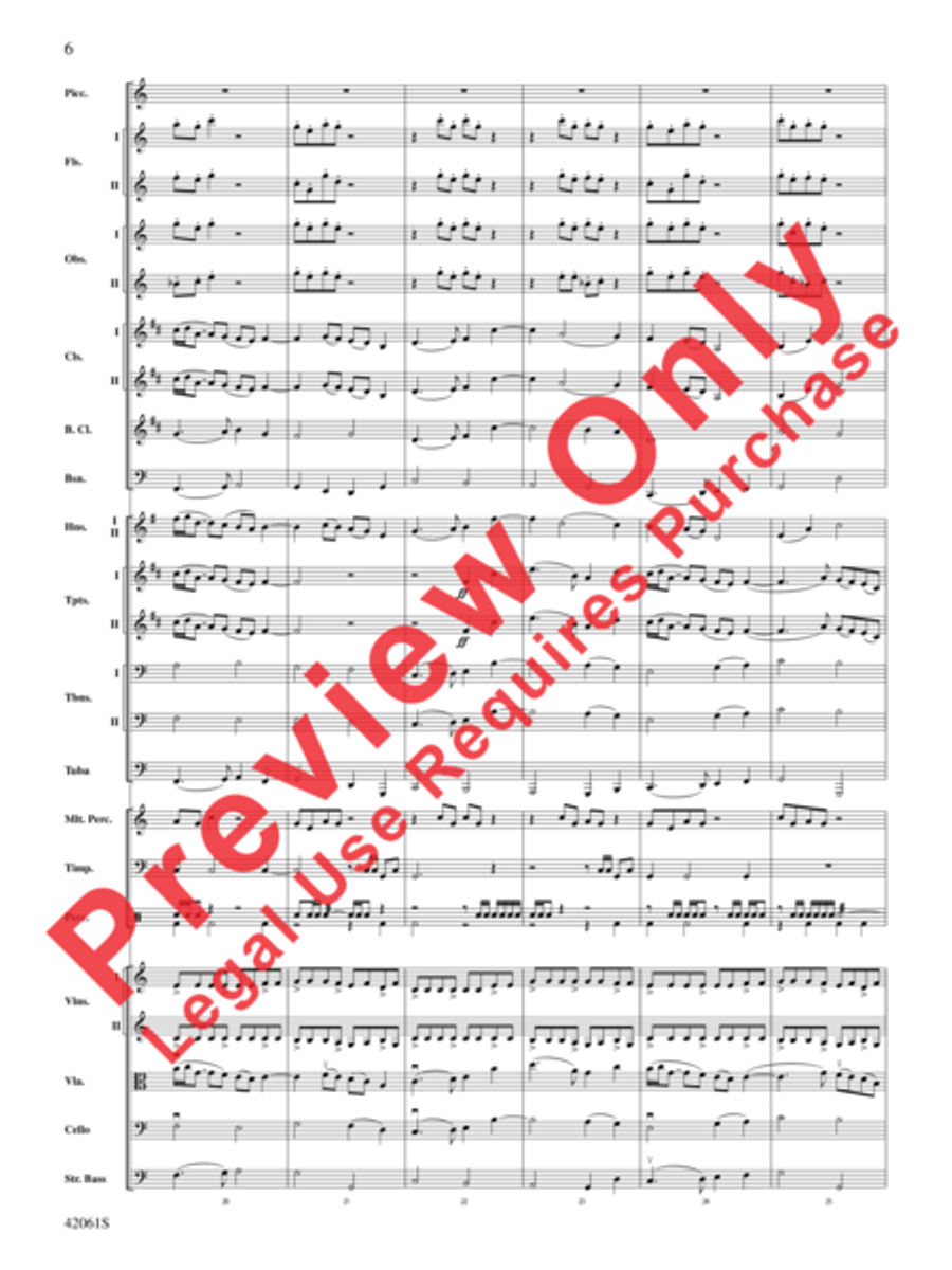South County Sketches Full Orchestra scores gallery preview page 7