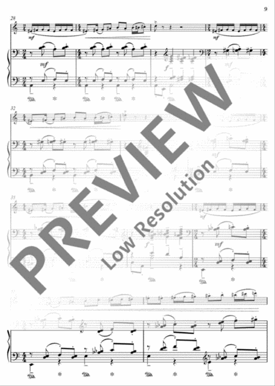 Our Lady's Minstrel B-Flat Clarinet scores gallery preview page 10