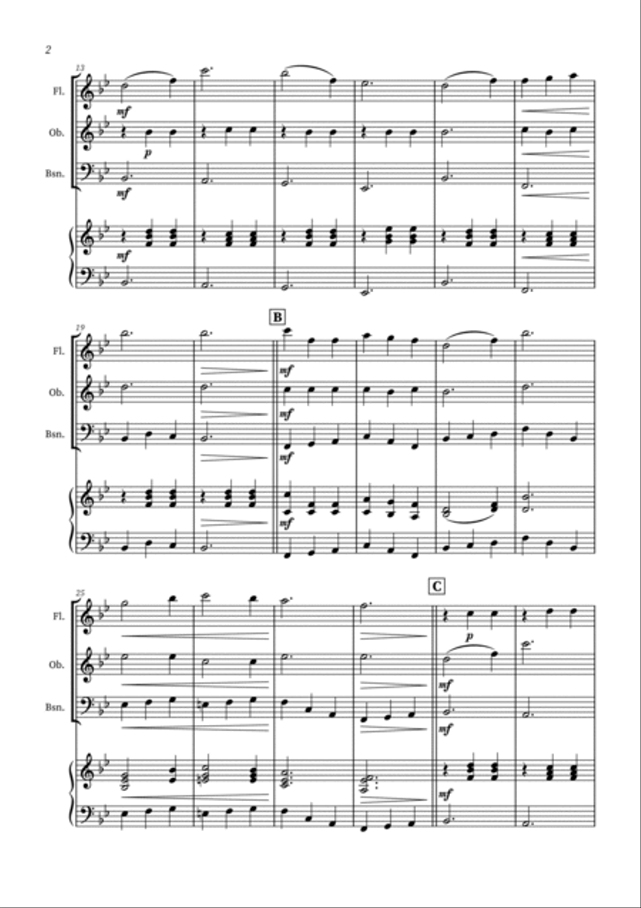 Edelweiss Woodwind Trio scores gallery preview page 2