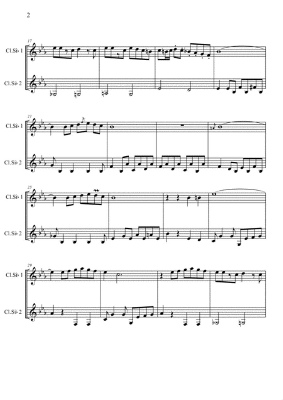 Life Is Beautiful (la Vita E Bella) Clarinet Solo scores gallery preview page 2