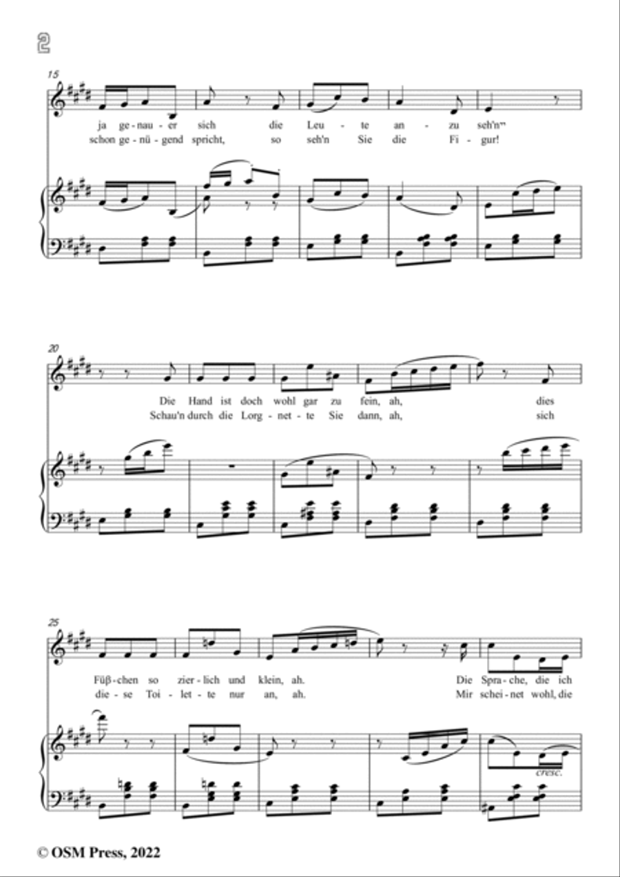 Johann Strauss II-Mein Herr Marquis(Laughing Song),in E Major Johann Strauss II-Mein Herr Marquis(Laughing Song),in E Major Voice scores gallery preview page 4