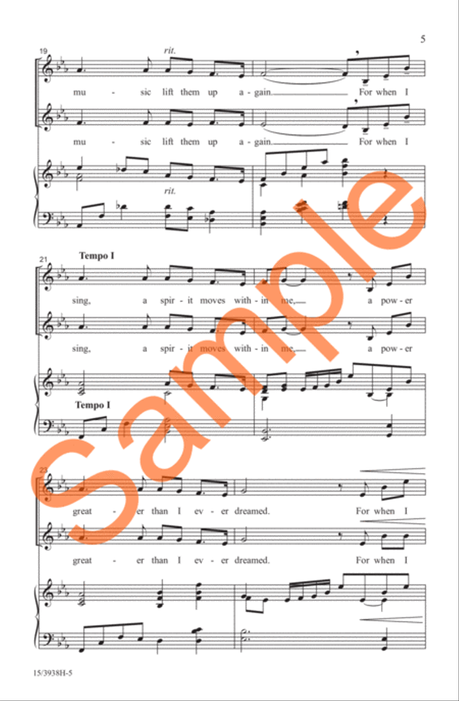 When I Sing 2-Part scores gallery preview page 5