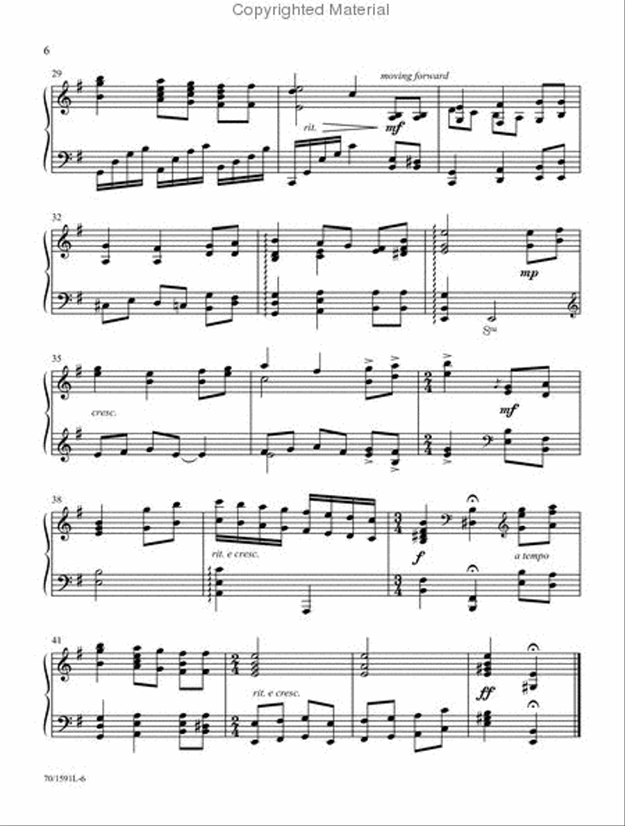 Morning Has Broken Piano Solo scores gallery preview page 4