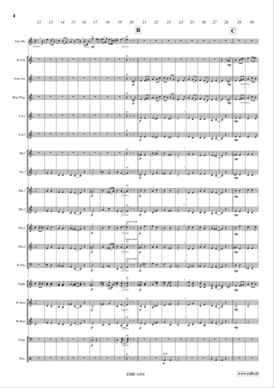 Nordlicht Variationen Brass Band scores gallery preview page 5