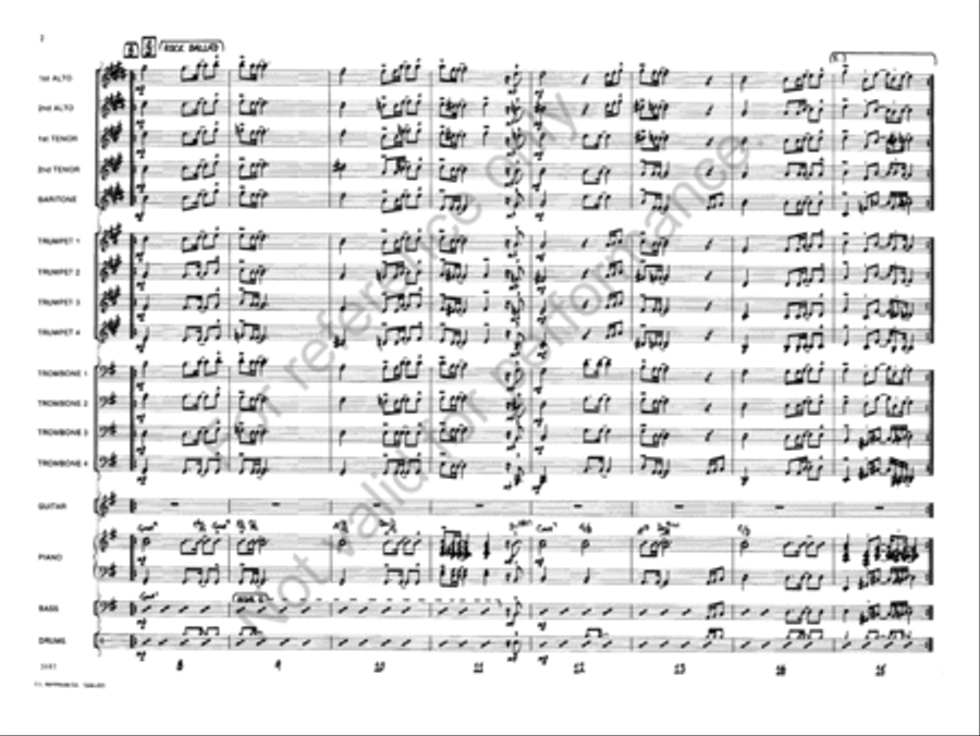 A Long Time Ago A Long Time Ago Jazz Ensemble scores gallery preview page 3