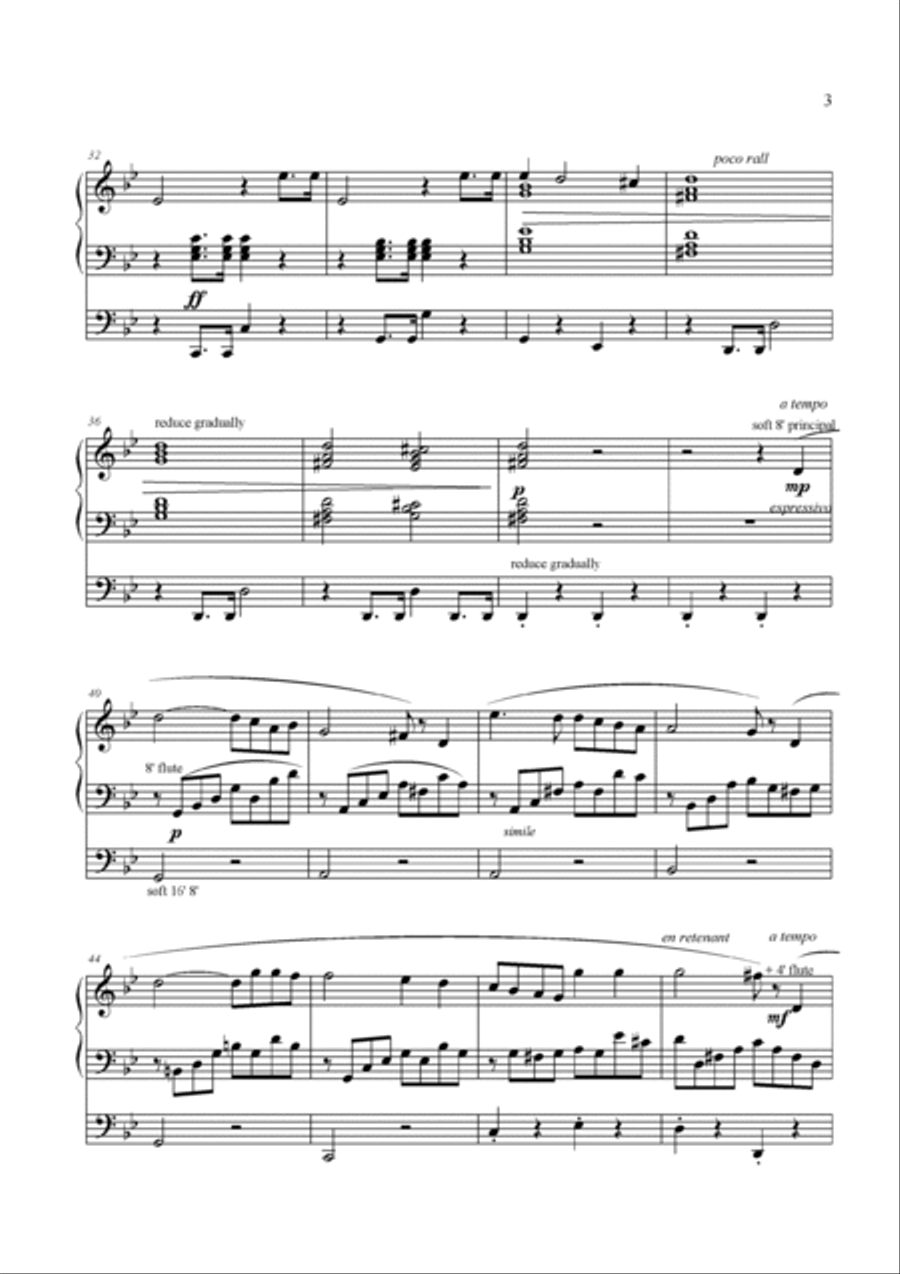 Fantasia in G minor Organ Solo scores gallery preview page 3