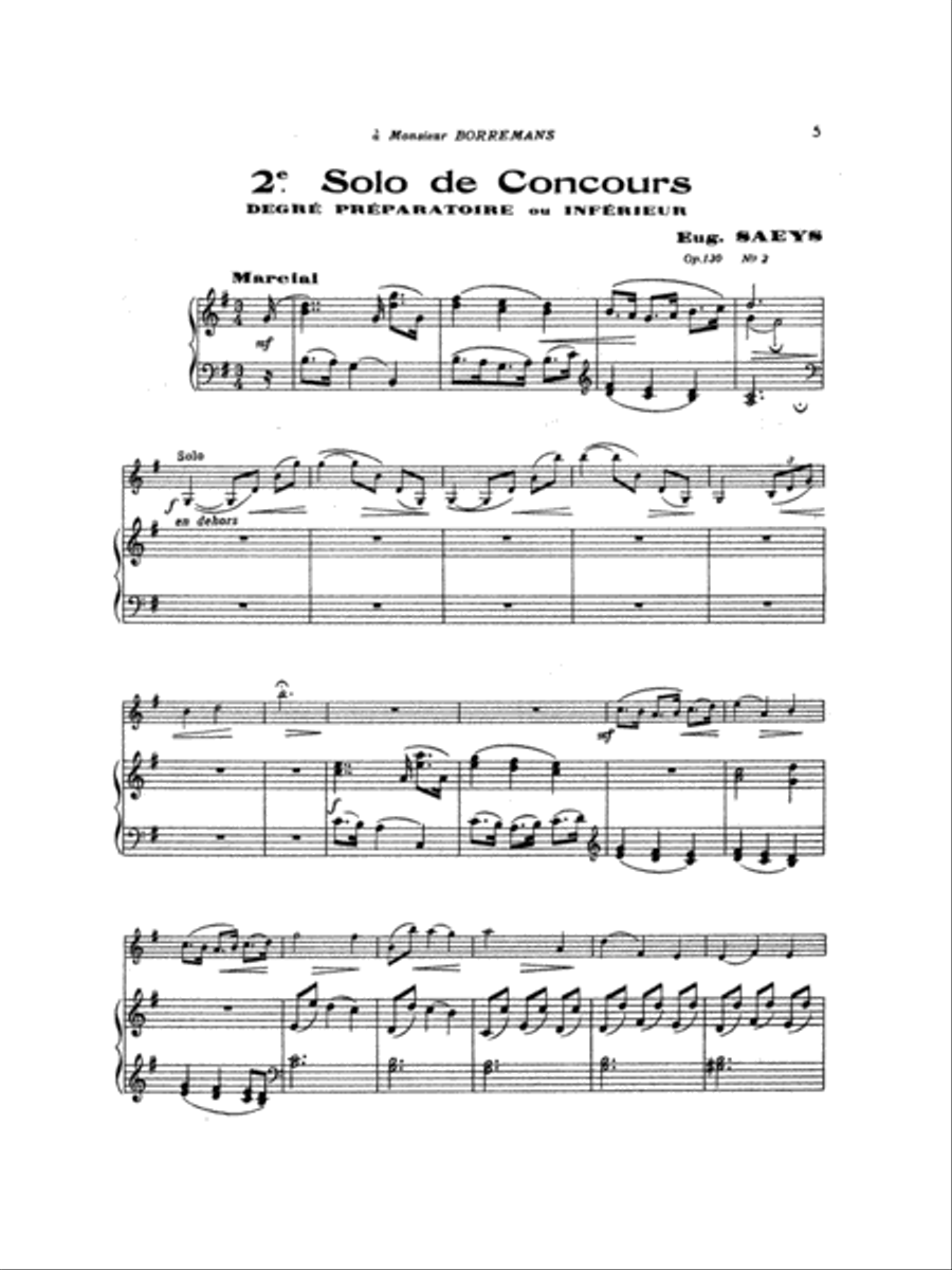 Wieniawski: Deux Solos de Concours, Op. 130 (Urtext) Piano scores gallery preview page 1