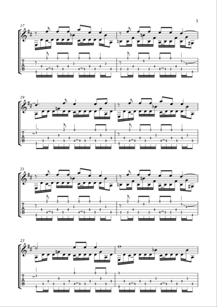 Heartbeats Electric Guitar scores gallery preview page 3