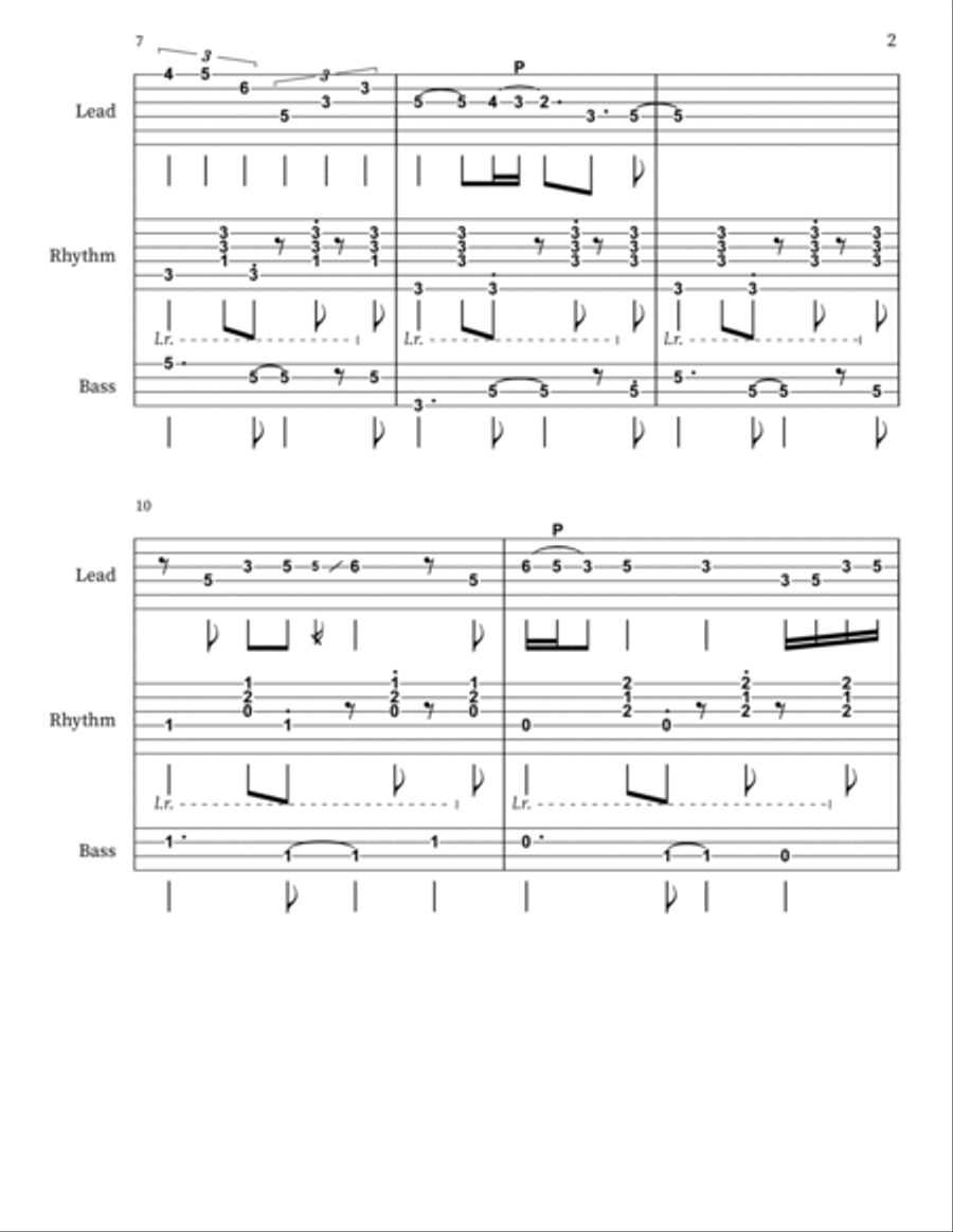 Gringo Astuto Bass Clarinet scores gallery preview page 2