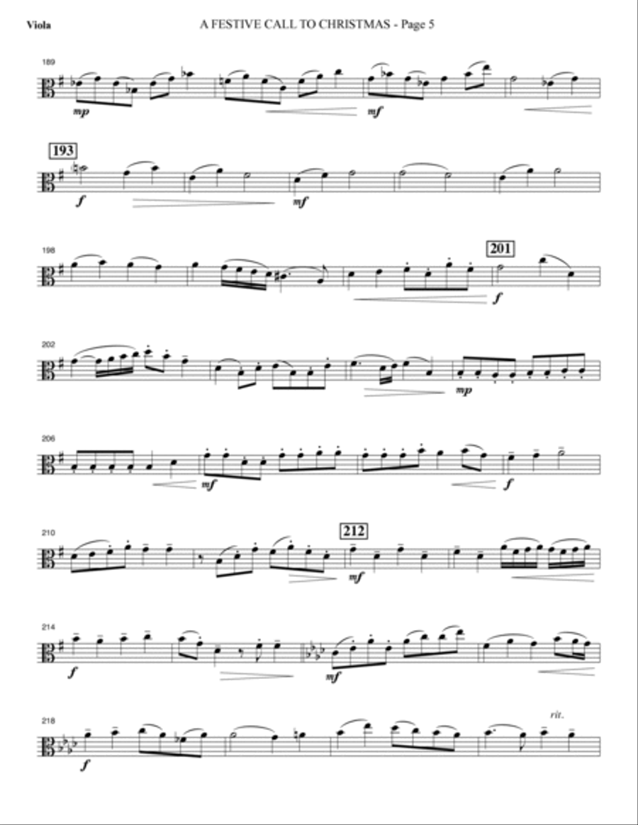 And There Was Light - Viola Choir scores gallery preview page 6