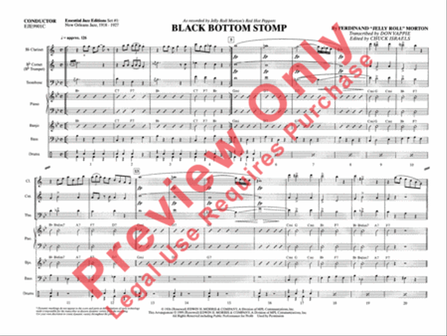 Black Bottom Stomp Jazz Ensemble scores gallery preview page 8