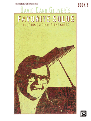 Book cover for David Carr Glover's Favorite Solos, Book 3