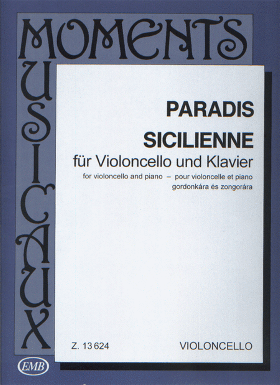 Sicilienne Sicilienne Piano Accompaniment scores gallery preview page 1
