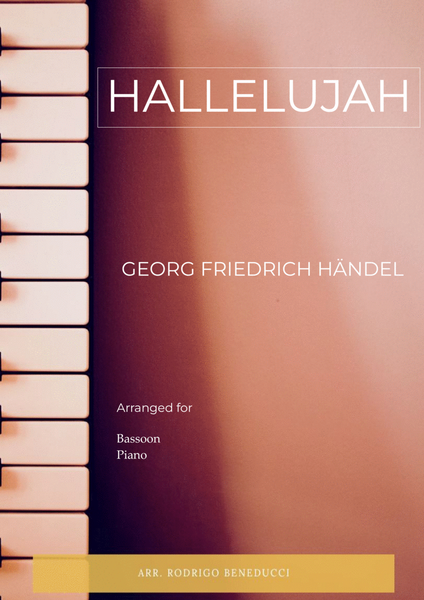 HALLELUJAH - HANDEL - BASSOON & PIANO image number null