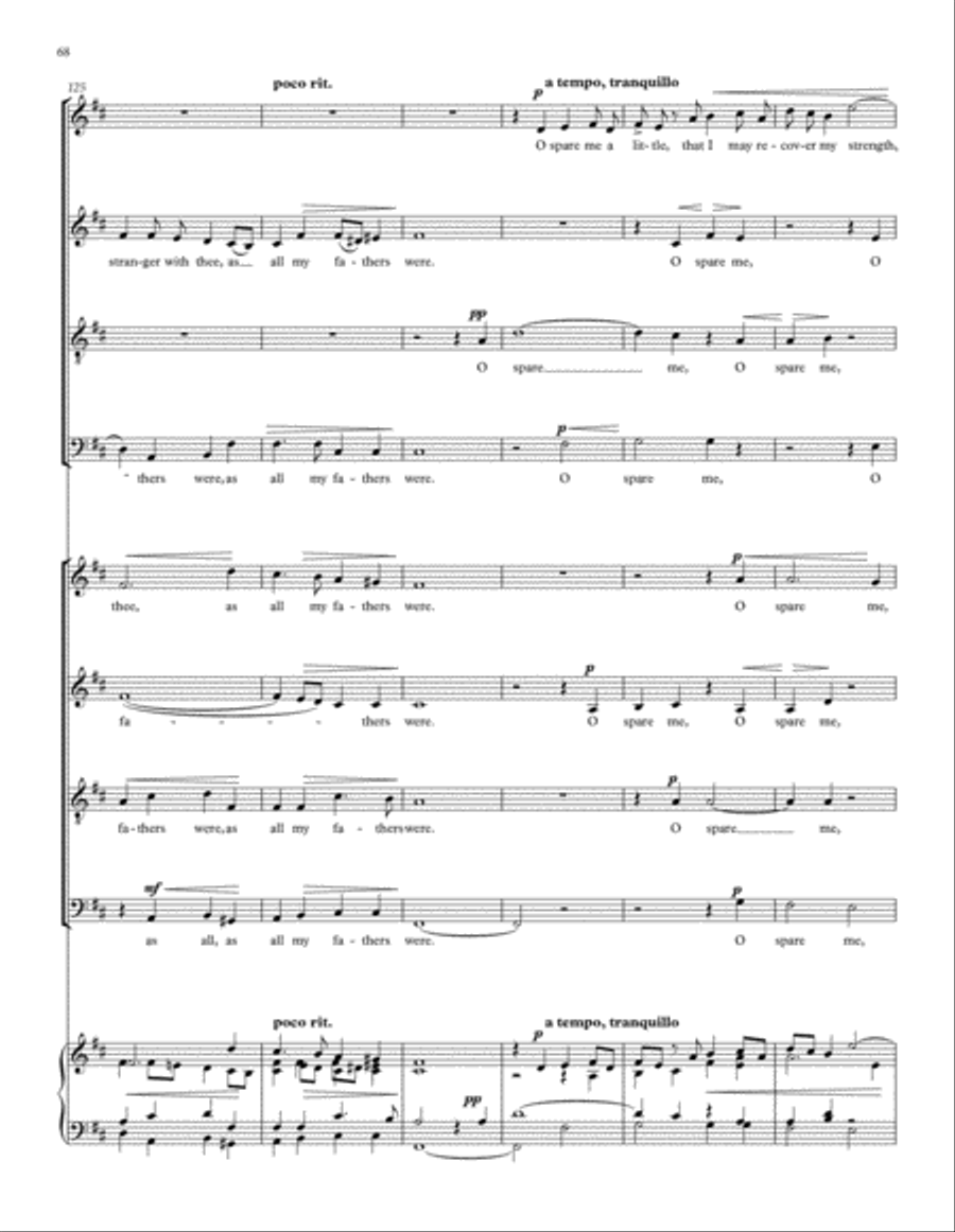 Songs of Farewell Songs of Farewell Divisi scores gallery preview page 84