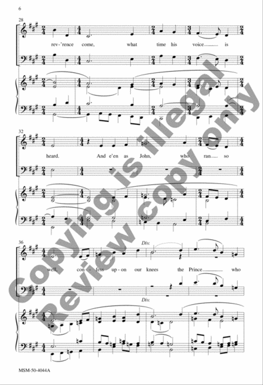 Awake, Arise! Awake, Arise! 4-Part scores gallery preview page 6