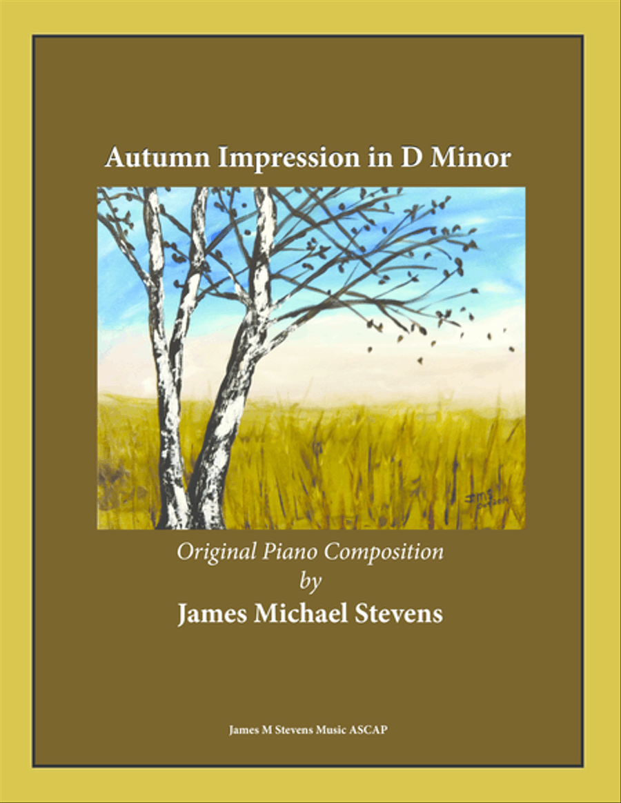 Autumn Impression in D Minor Piano Solo scores gallery preview page 1