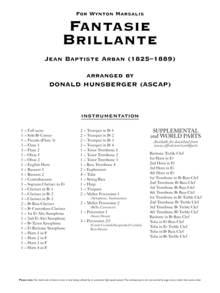 Book cover for Fantasie Brillante: Score
