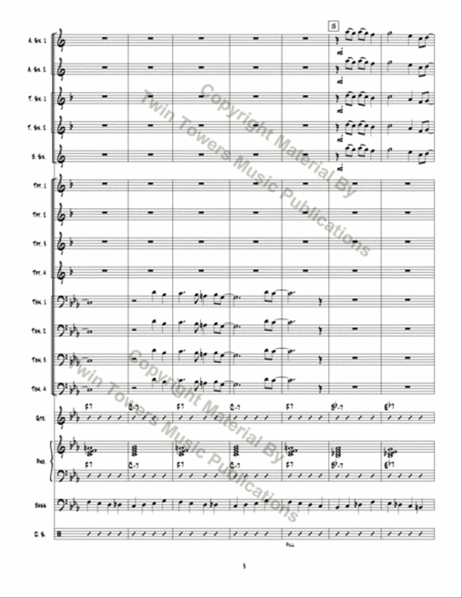 DJ Private Eye DJ Private Eye Jazz Ensemble scores gallery preview page 4