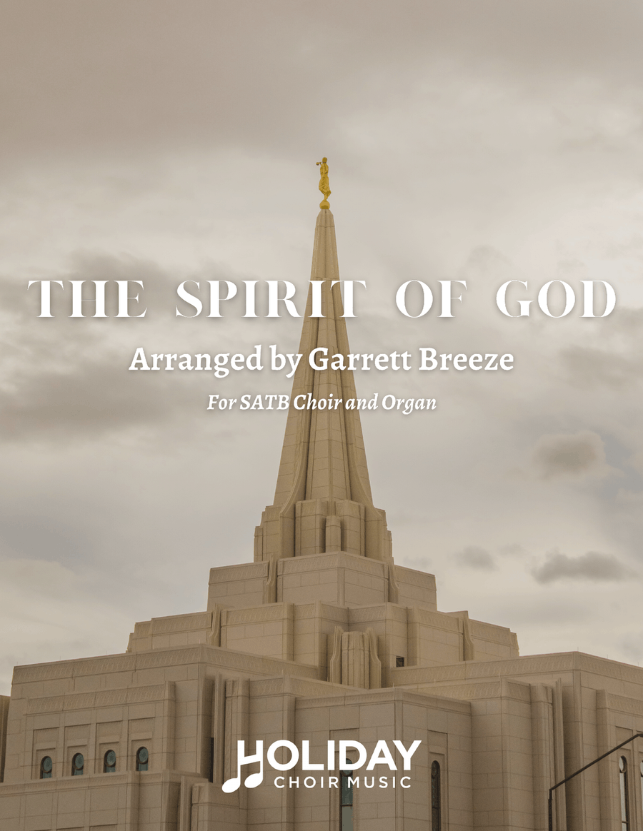 The Spirit of God (SATB) 4-Part scores gallery preview page 1