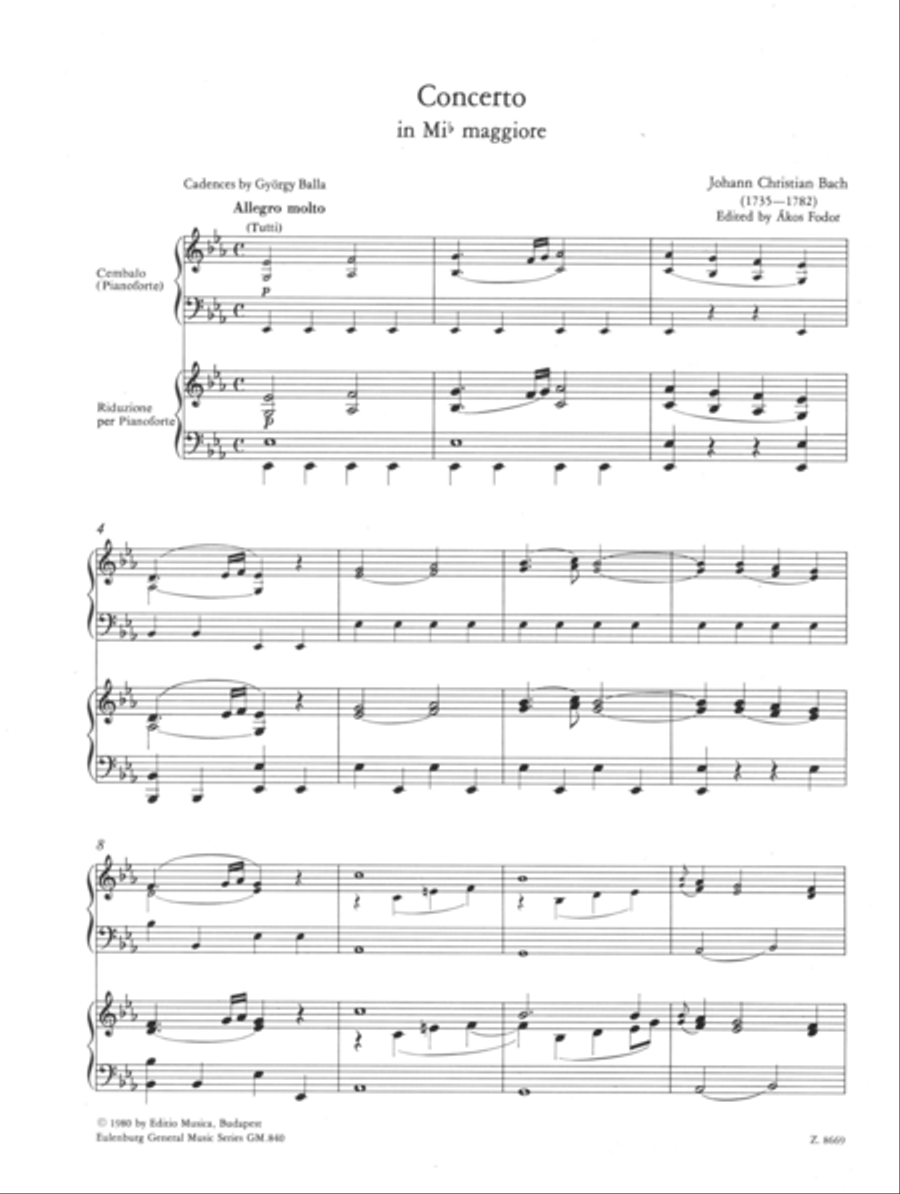 Concerto for harpsichord Concerto for harpsichord Harpsichord scores gallery preview page 2